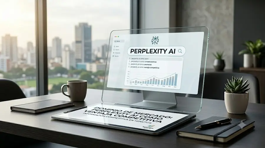 Perplexity AI para investigación de mercado: información competitiva en minutos transforma la inteligencia de mercado mediante Perplexity AI para investigación